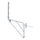 Console de façade 1,50m mur 0,35m avec traversée de mur amovible de 0,50m
