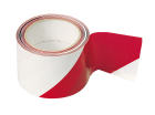 Rubans à chevrons rouge et blanc - Rouleau 100ml x 70mm