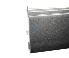 Bardage PVC - Isocel Premium+ zinc anthracite - long. 4m x larg. 16,6cm