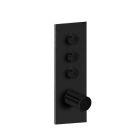 FACADE THERMO TWIST  THERMOSTATIQUE 3 SORTIES TRIVERDE BLACKMAT