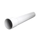 Tuyau de descente blanc - long. 4m x diam. 100mm - TUYAU DESCENTE D 100 BLANC 4 M