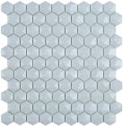 Mosaïque en verre recyclé - 925/D NORDIC LIGHT BLUE MT HEX 35X35MM
