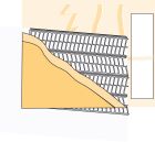 Lattis support d'enduit en acier galvanisé Z275 nervuré de 10 mm avec papier - long 25m x larg. 60cm