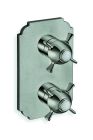 facade externe chambord laiton thermostatique 2 sorties metal brosse
