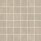 Grès cérame porcelainé émaillé - Unit Four Carreau de fond 5 x5 greige