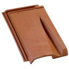 Tuile de ventilation terre cuite - Rhôna 10 Vieilli masse - long. 46,5 cm