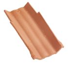Tuile terre cuite - Multi'fix 40 Rouge - long. 40cm x larg. 19,3cm