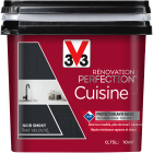 Peinture - RÉNOVATION CUISINE mat noir smoky - pot de 0,75L