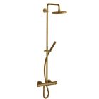 colonne de douche triverde thermostatique complete vieux bronze