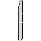 Plinthe naturel exotique clair STYLOBATE LXVI - Long. 2400 mm x larg. 140 mm x ep. 16 mm