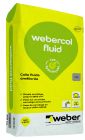 Mortier colle pour carrelage - WEBER.COL FLUID gris sac 25kg