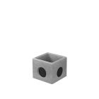 REGARD CLIC BOX A10 FOND, 24X24 CM INTERIEUR, HAUTEUR 24 CM, SANS EMBOITEMENT