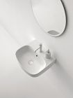 lavabo suspendu nolita avec plage 50x45 blanc
