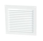 GRILLE PERSIENNE ALU BLANC ANTI INSECTE  DIMENSION 15X15    - 1LM1515B
