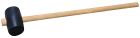 MAILLET TRAV. PUBLIC D.125MM NOIR MANCHE 110CM