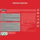Peinture - RADIATEUR phase aqueuse mat Blanc - pot de 0,75L