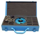 COFFRET PORTE-OUTILS à profiler D.120 Al.50 Ht.50 et 12 jeux de fers profilés