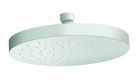 pomme de douche laiton ronde d. 19 cm blanc