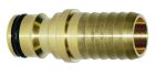 Raccord laiton auto cannelé D15