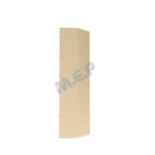 Angle Extérieur 135° / Bandeau 160 mm + 90 mm RIVEPRO Sable