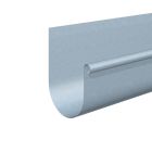 Gouttière anglaise B30 sans pince 4000 x 650 x 0.80 mm - zinc - prePATINA clair