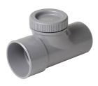 TE DE VISITE AVEC BOUCHON MALE/FEMELLE  DIAMETRE 63      - VL8