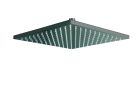 pomme de douche carree 30x30 laiton chrome noir brosse