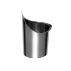 Naissance oblique 333/Ø100 mm - zinc - CLASSIC naturel