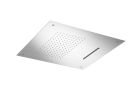 pomme de douche plafond encastree 50 cm carree pluie+cascade