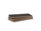 Panneau isolant en laine de roche, mono densité, revêtu d'un voile de verre noir. - Rockglace L 1350 x l 600 x ép 100 (mm) R=2,85