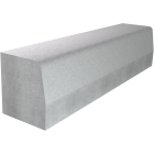 Bordure T4 réduite béton gris CE 6.0 - long. 1m x larg. 20cm x haut. 30cm