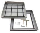 Couvercle galva de regard à remplir 700x700 mm 125kN