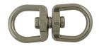 EMERILLON DOUBLE-D.OEIL 19MM(SACHET DE 2 EN ZAMAK NICKELE)