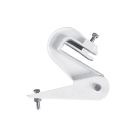 Crochet orientable gouttière blanc - CRO COUV ONDULEE BLANC 100p