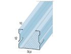 Solivette N°2 Acier Galvanisé Z 140 6/10ème Métal Longueur 1,78m
