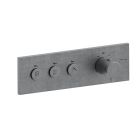 FACADE THERMO UP HORIZONTALE THERMO 3 SORTIES TRIVERDE METAL BROSSE