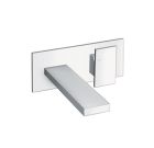 LAVABO MURAL TABULA AVEC PLAQUE SAILLIE 18 CM CHROME