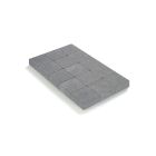 Pavé en béton - In-line tambouriné 15x15x6 Gris Souris