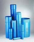 Tube PVC forage joint collé crépiné - Pevefor - diam. 113mm x long. 4m