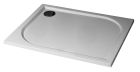 Receveur de douche polybeton - UGO blanc brillant rectangle - long. 120cm x larg. 80cm