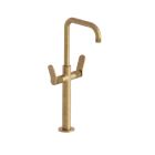 MELANGEUR LAVABO EAST SIDE TALL AVEC VIDAGE OR BROSSE