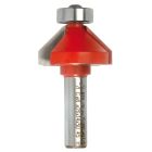 FRAISE AFFLEURER & CHANFREINER Q6XD26XL50XR45°-GUIDE A BILLES