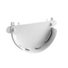 Fond universel gouttière ronde dév.250 blanc - FOND UNIVERSEL 25 BLANC