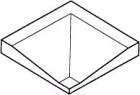 Grès cérame porcelainé - Pro Architectura 3.0 Angle 10 x10 pure black