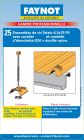Vis panne acier autoperceuse Nergal Têtalu H13 RAL 8012 Rouge Tuile - long. 75mm x diam. 6,3mm - Blister 25