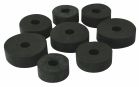 Assortiment de clapets percés en caoutchouc - 12 pièces - De Ø12 x 5mm à Ø17 x 5mm