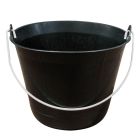 SEAU MACON 11L POLYETHYL.NOIR