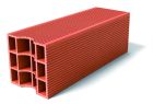 Brique de mur terre cuite - ECO'BRIC - long. 57cm x larg. 20cm x haut. 20cm