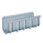 Caniveau PVC à grille - haut. 100mm - CANIVEAU 200 PROF. 10 GRIS