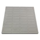 Tampon léger pour regard 400x400mm gris - TAMPON POLY. 400 X 400 GRIS